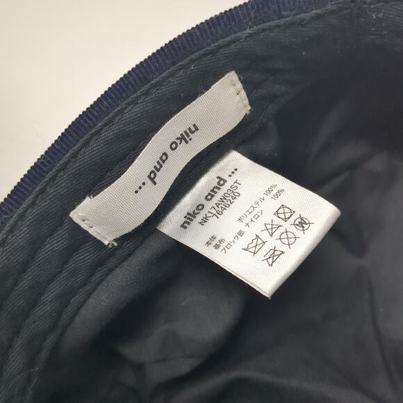 Niko And... Beret Hat Cap Blue Blank NK17AK03st 7646240 Lined - Picture 9 of 9